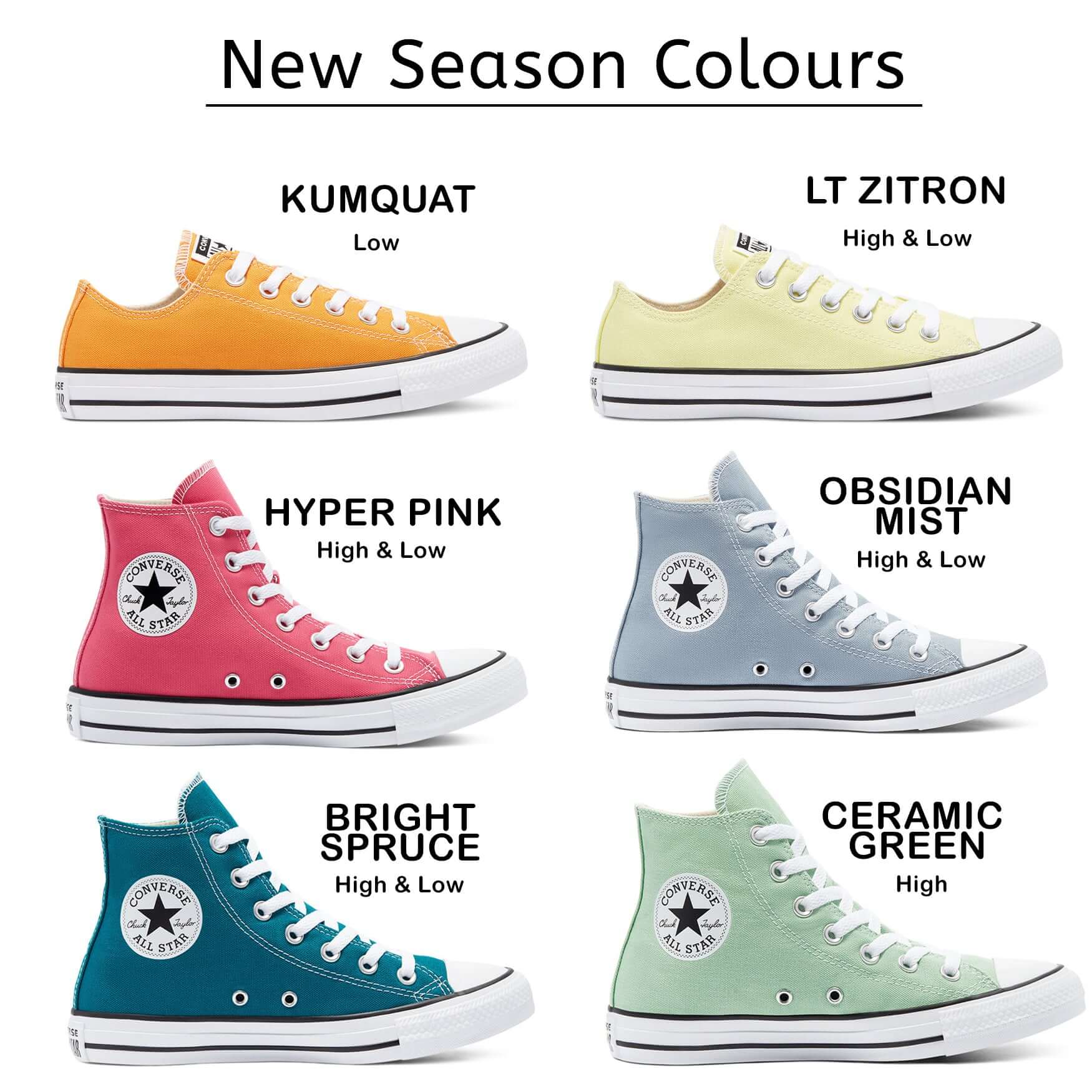 Converse with different colors Clearance