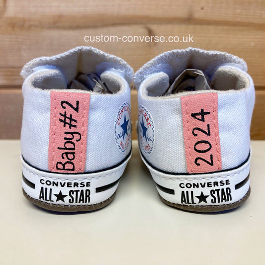 Personalised Baby Crib Converse custom shoes