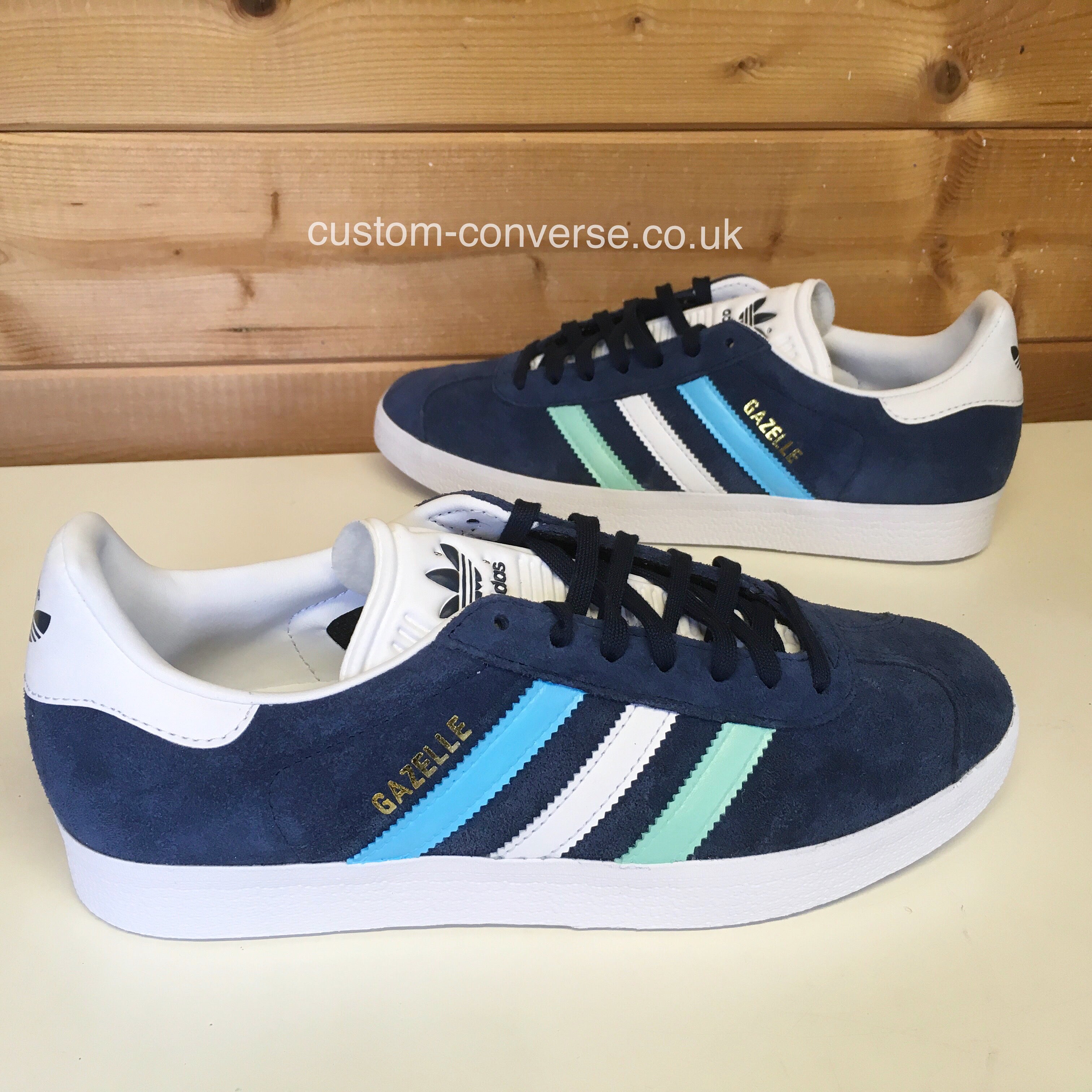 Adidas Gazelle 3 Stripe Colours Custom Converse Ltd Custom Converse Ltd