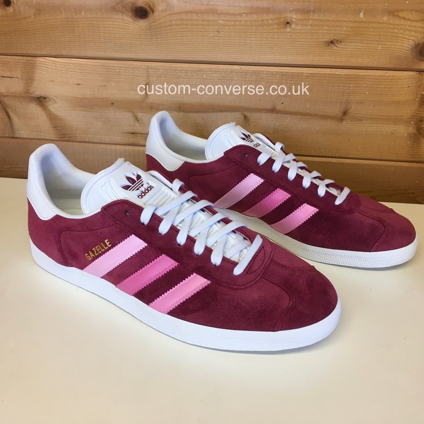 Customisable Adidas Gazelle trainers for men and women