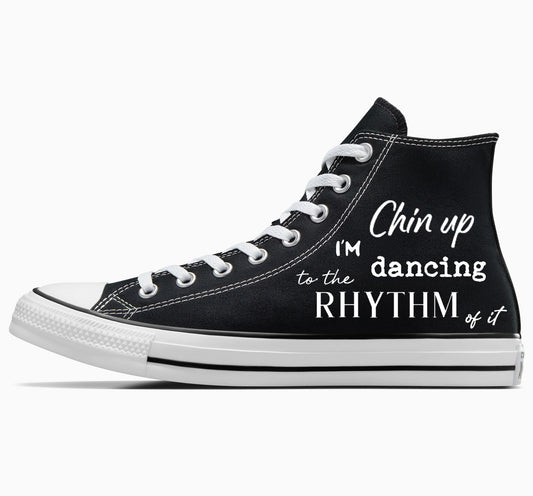 Sam Fender Chin Up Converse custom trainers