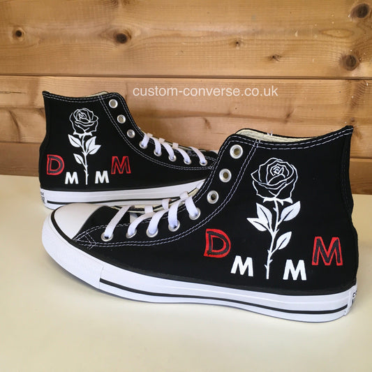 Depeche Mode Memento Mori Converse custom trainers