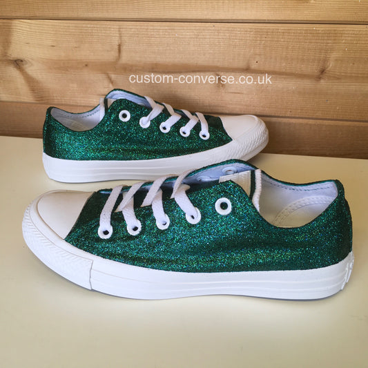 Glitter Converse custom trainers