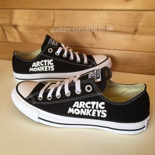 Arctic Monkeys Low Top Converse custom trainers