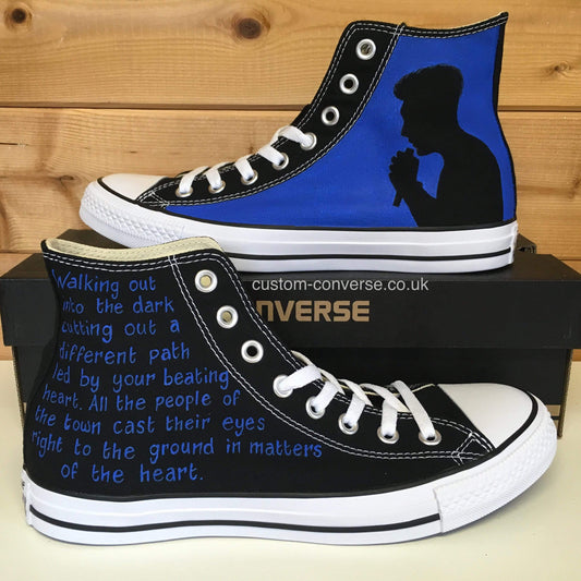 Bastille Laura Palmer Converse custom trainers
