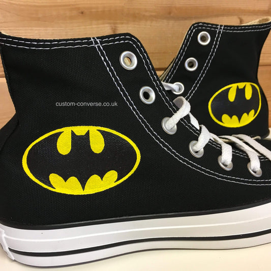 Batman Converse custom trainers