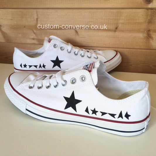 David Bowie Blackstar Converse custom trainers