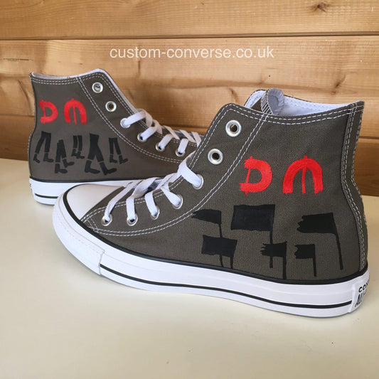 Depeche Mode Spirit Converse custom trainers