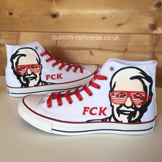 KFC Colonel Sanders High Top Converse custom trainers
