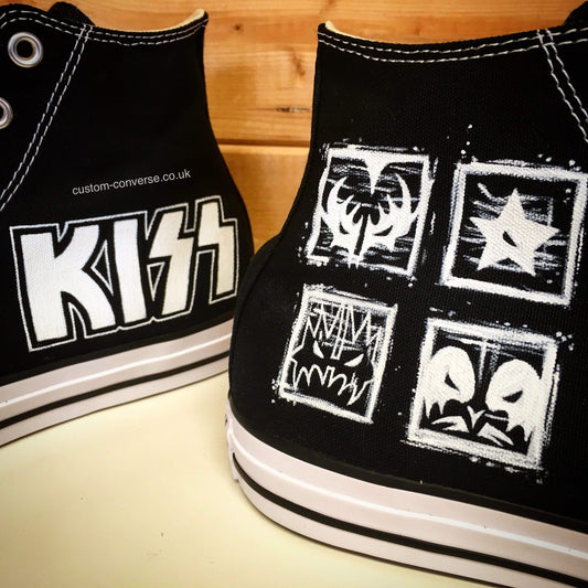 KISS Makeup Converse custom trainers