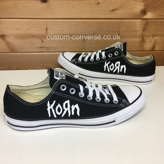 Korn Low Top Converse custom trainers