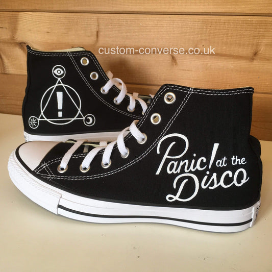 Panic! At The Disco Converse custom trainers