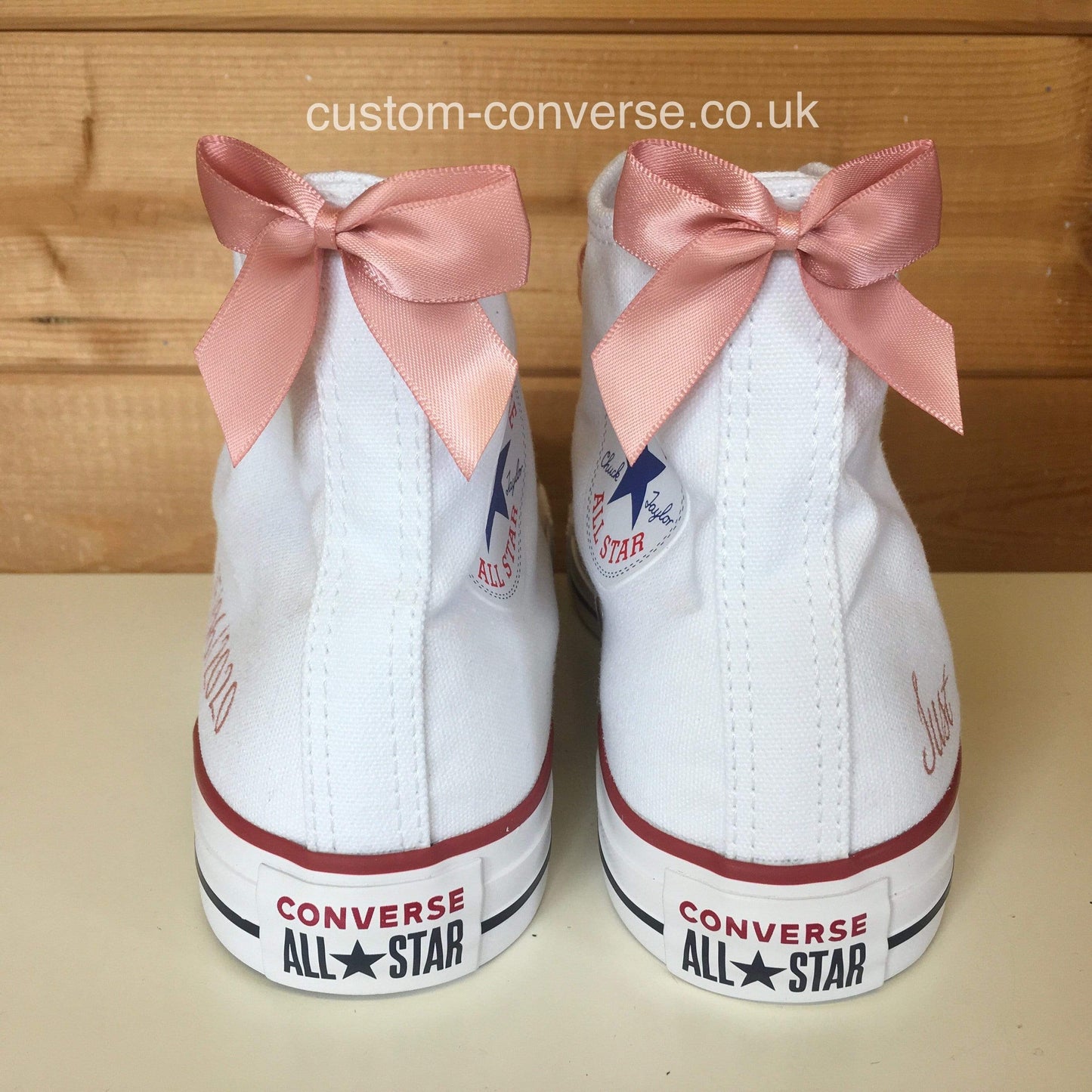 Personalised Converse custom trainers