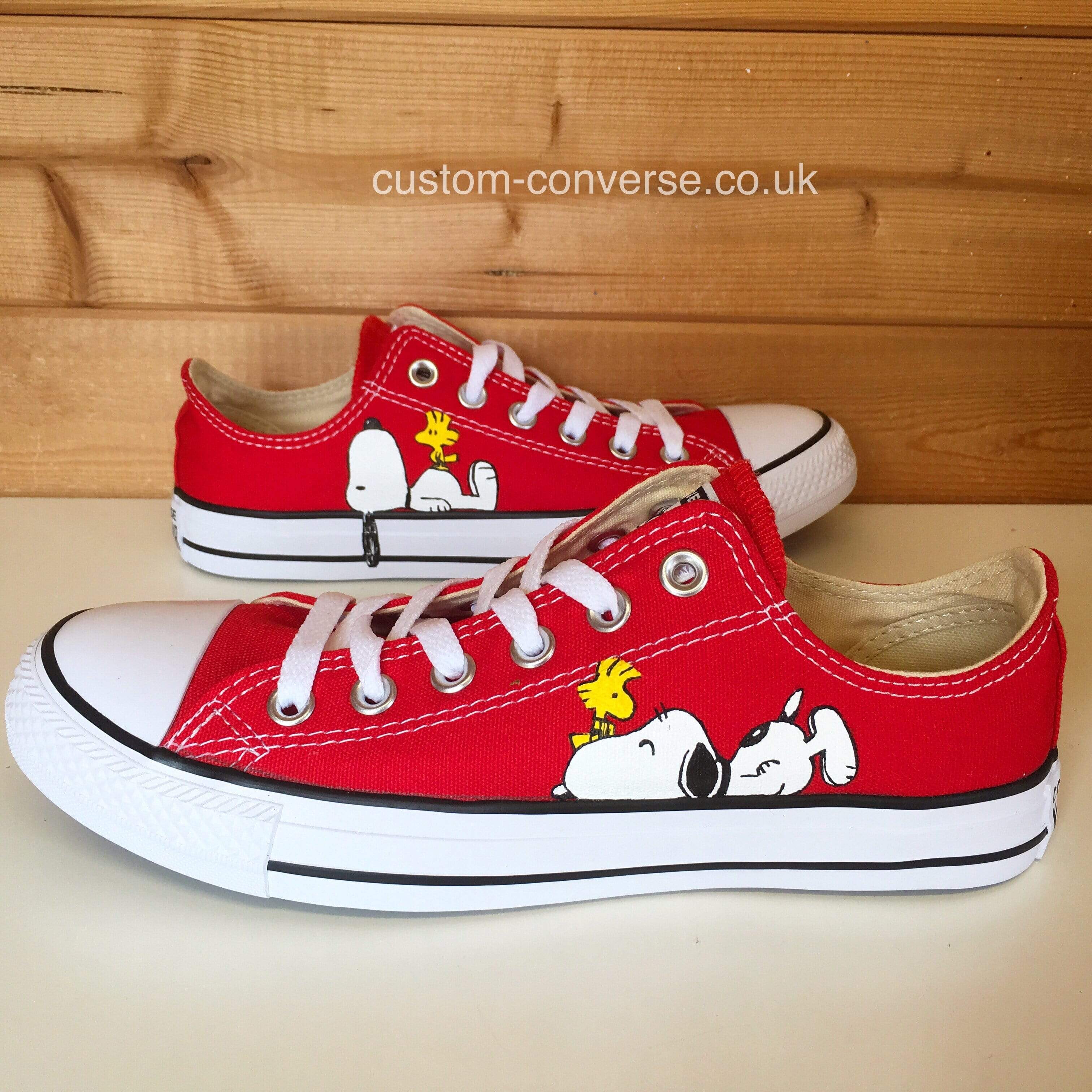Snoopy converse shoes Clearance