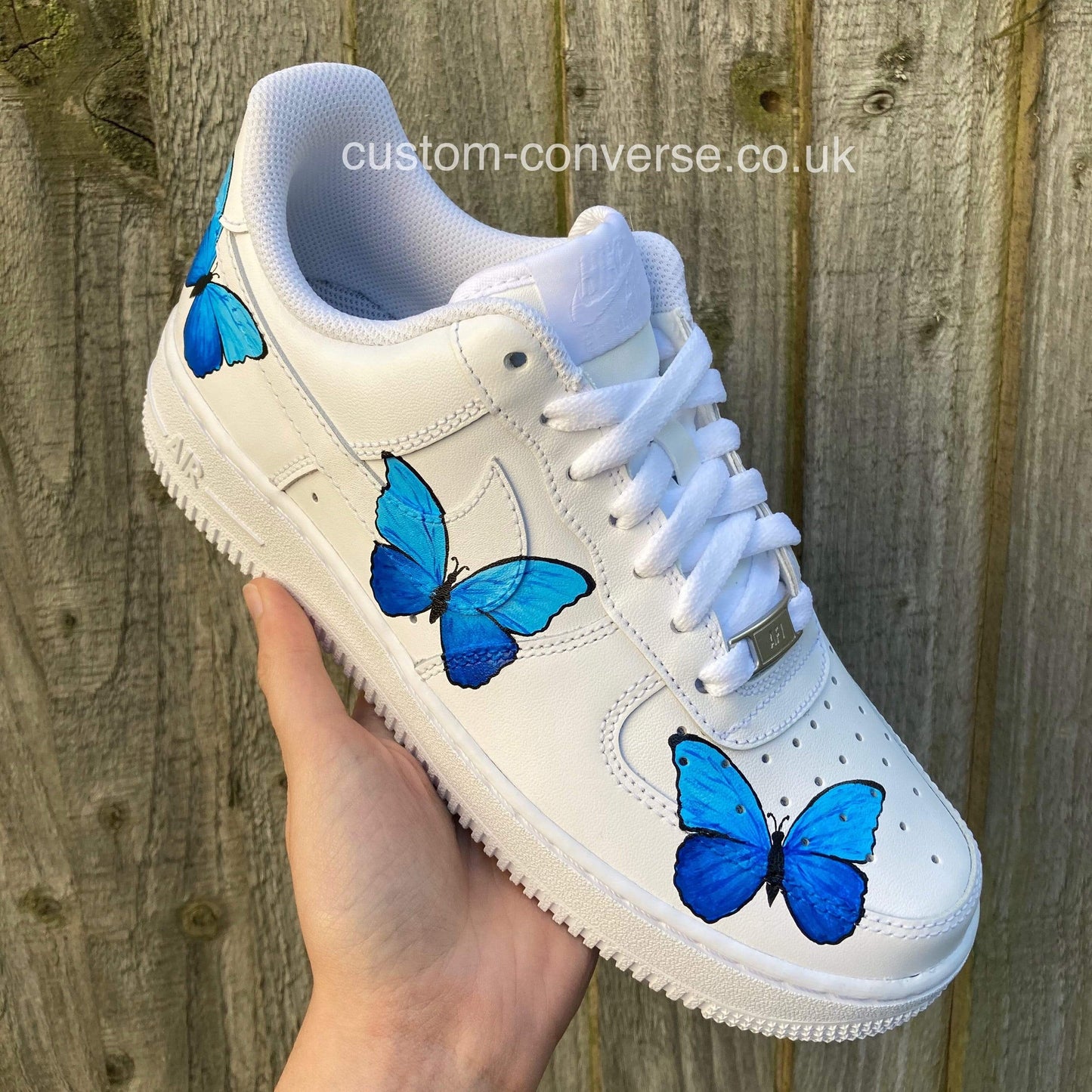Blue Butterflies - Custom Converse Ltd.