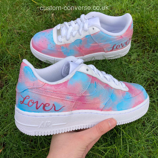 Sunset Lover Nike Air Force 1 custom trainers