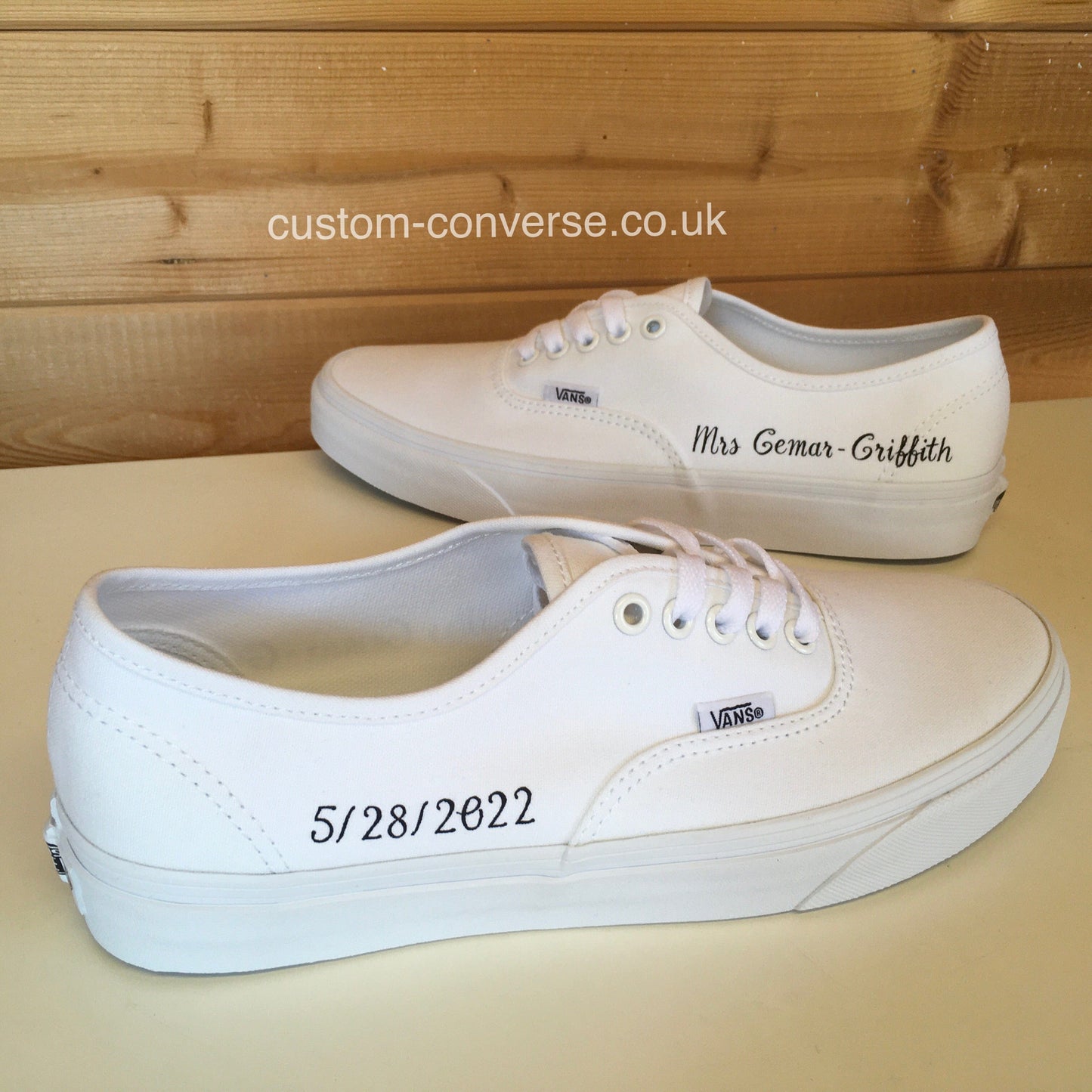 Vans Wedding Personalised Vans