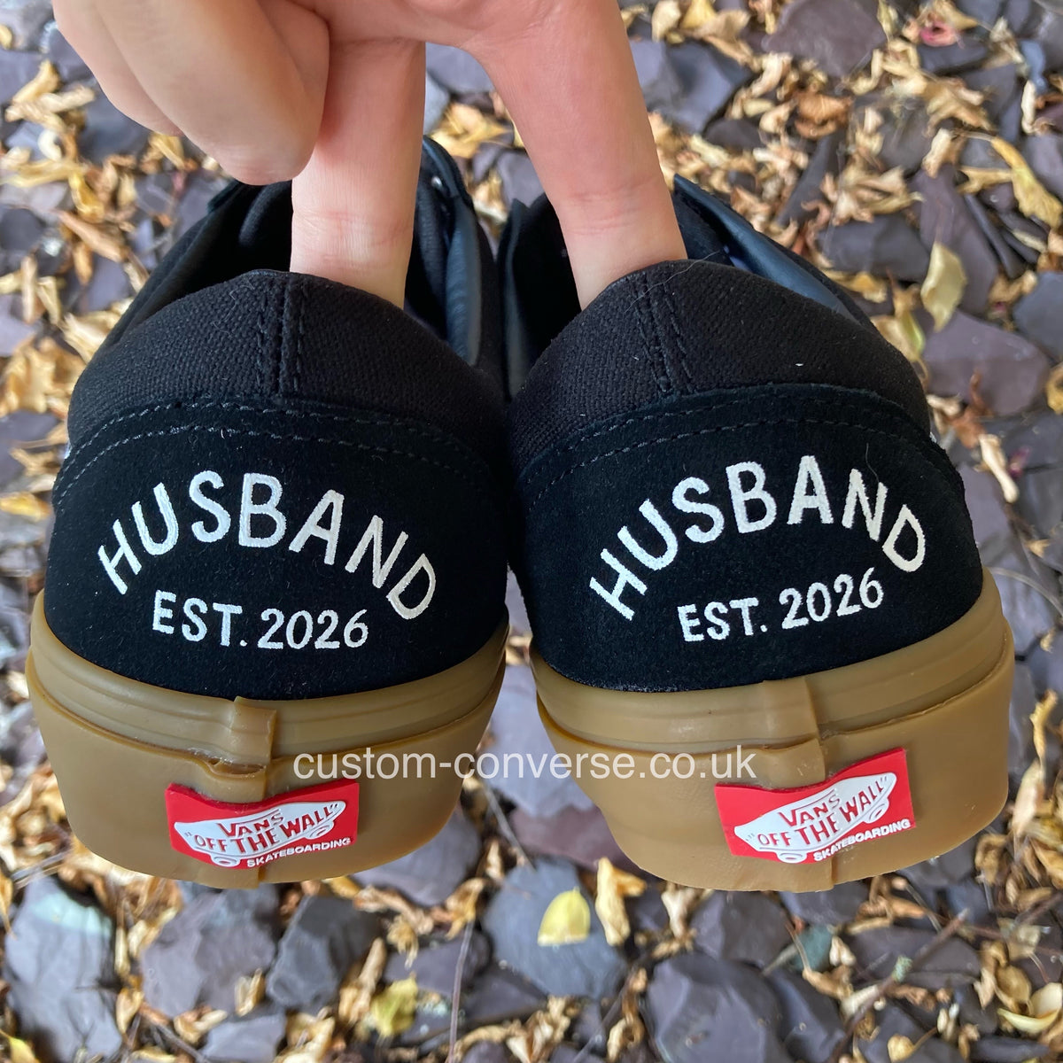 Husband and Wife Wedding Vans