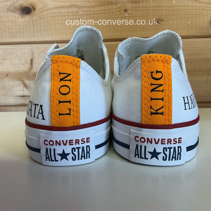 Hakuna Matata Lion King Low Top Converse