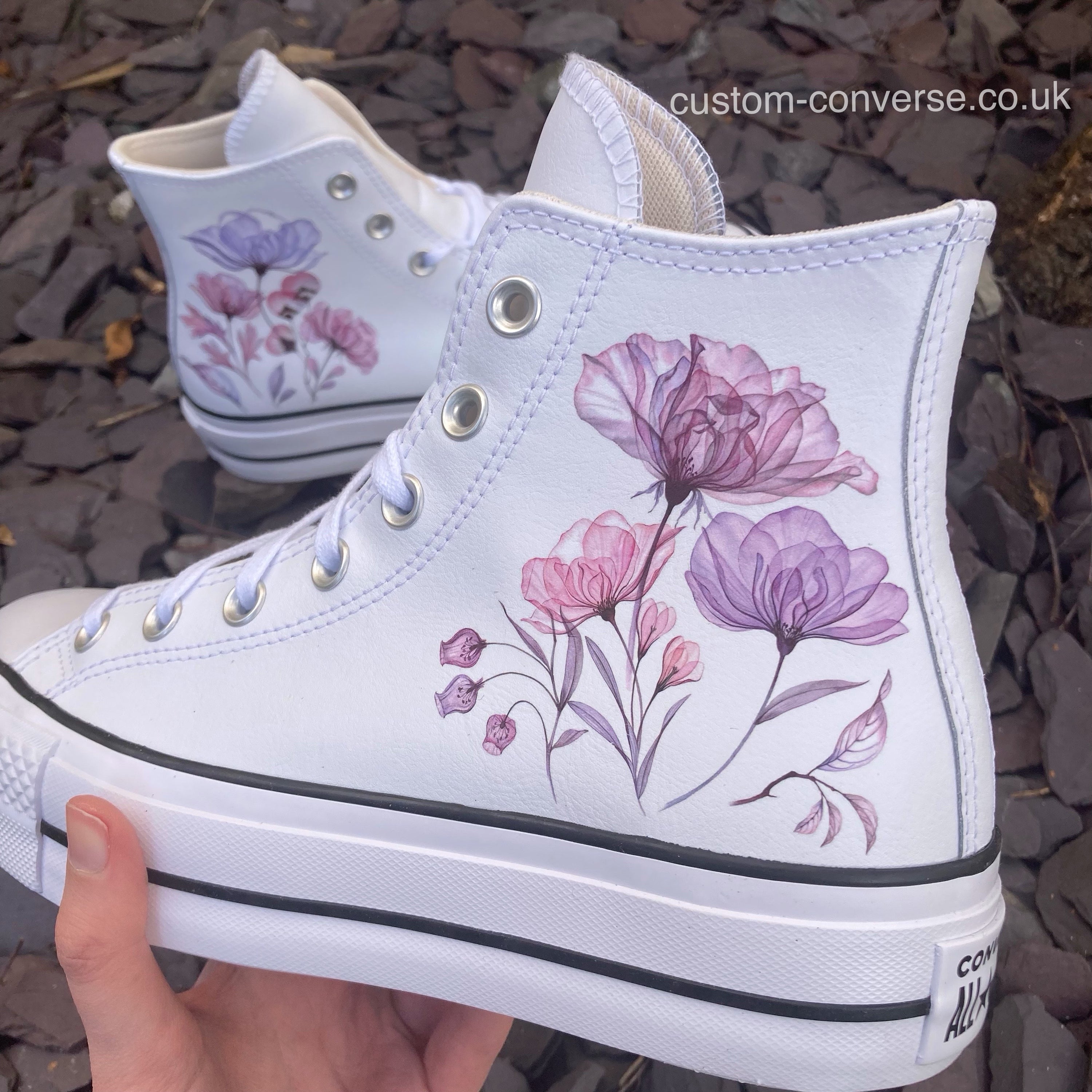 Custom Converse Personalised Hand Painted Trainers custom-converse-personalised-hand-painted-trainers