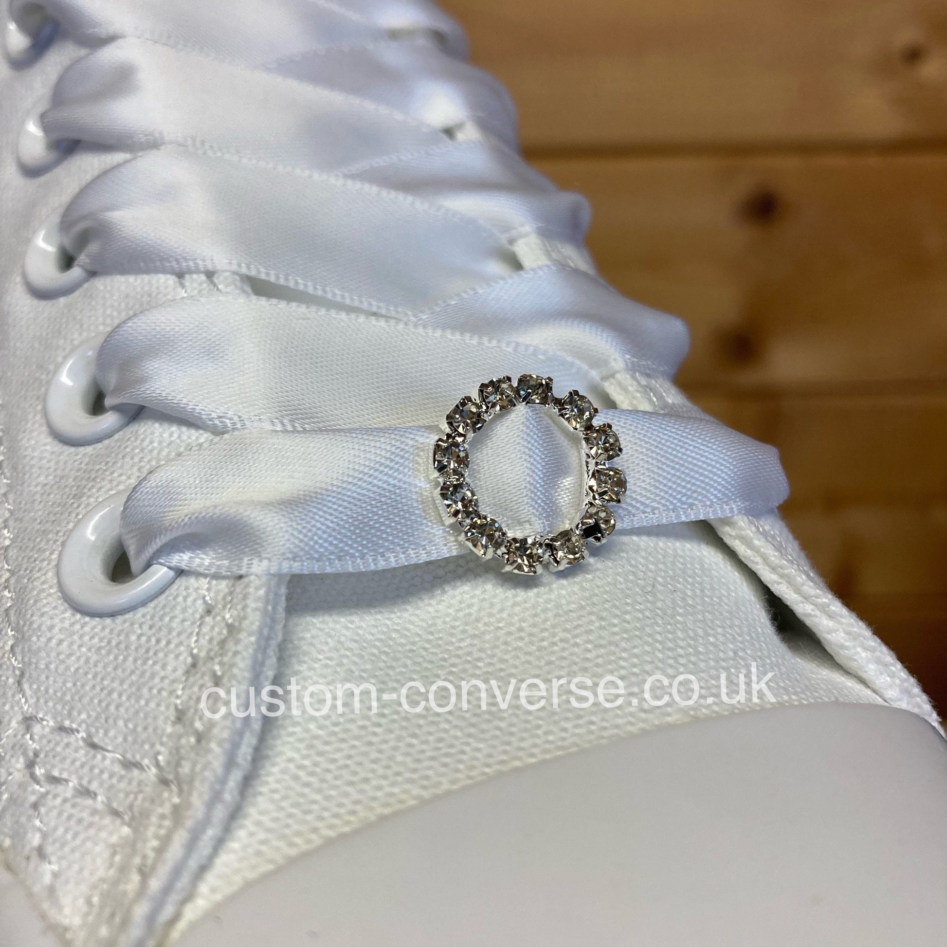 Custom Converse Ltd. Accessories Crystal Circle Shoelace Charm