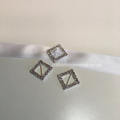 Custom Converse Ltd. Accessories Crystal Diamond Shoelace Charm