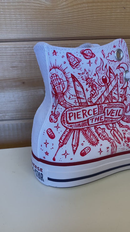 Pierce the Veil Misadventures Converse