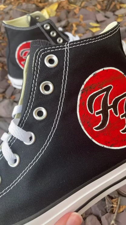 Foo Fighters High Top Converse