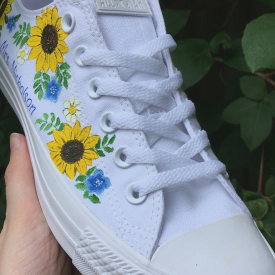 Sunflowers| Custom Converse Ltd