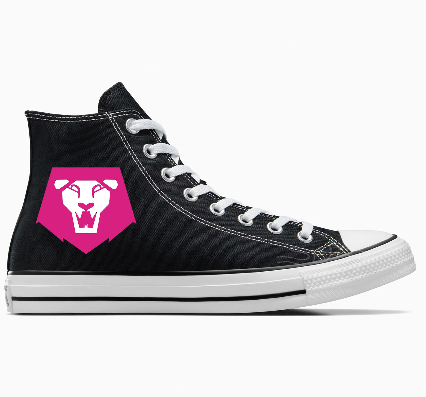 Hand painted Saja Boys Converse with lion logo