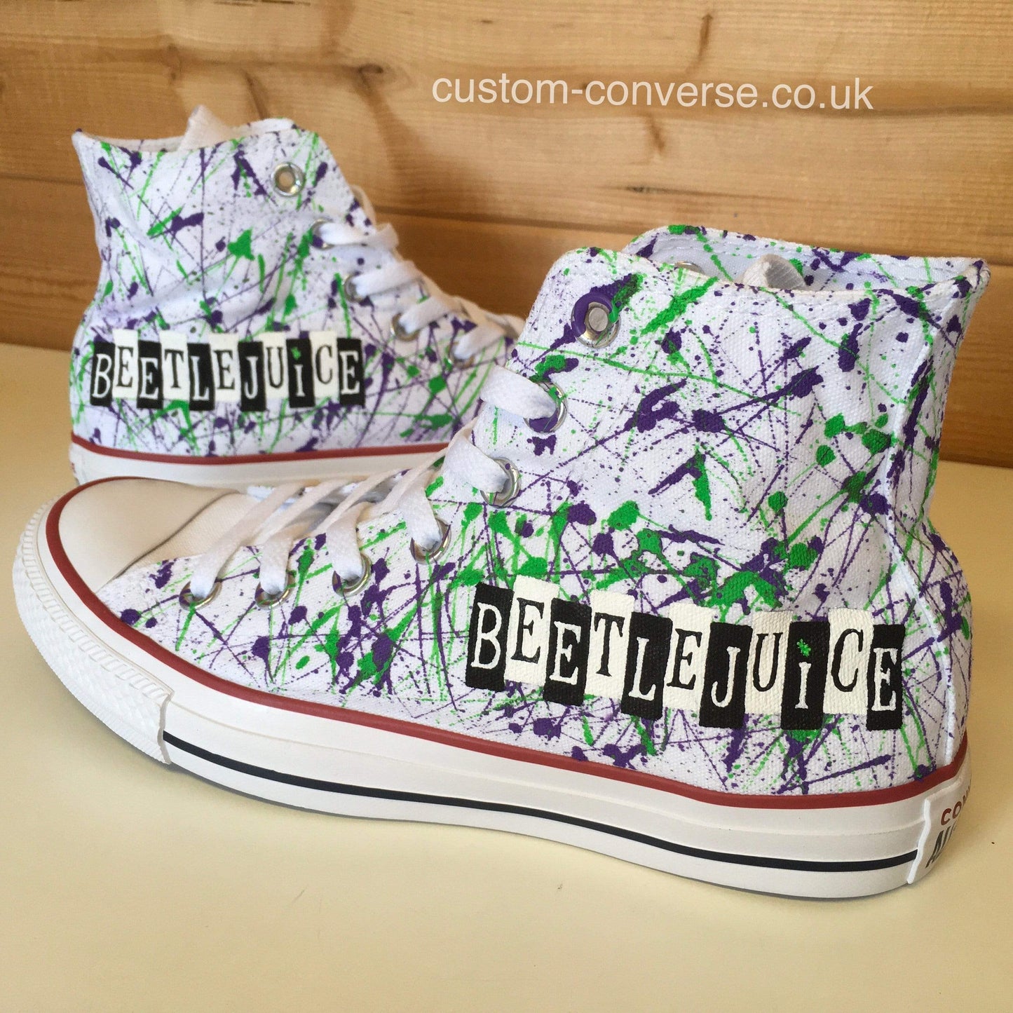 Beetlejuice - Custom Converse Ltd.