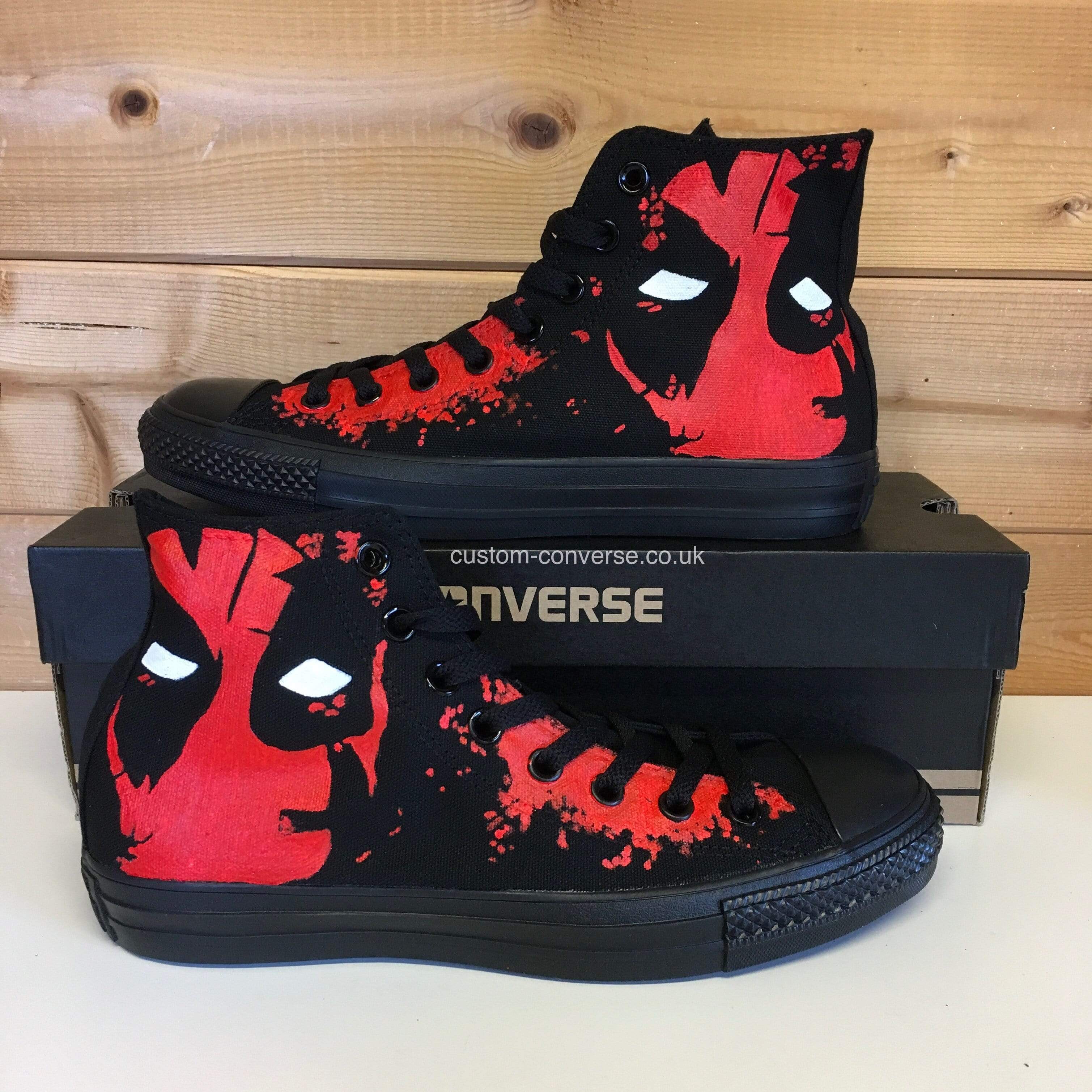 Deadpool on sale shoes converse