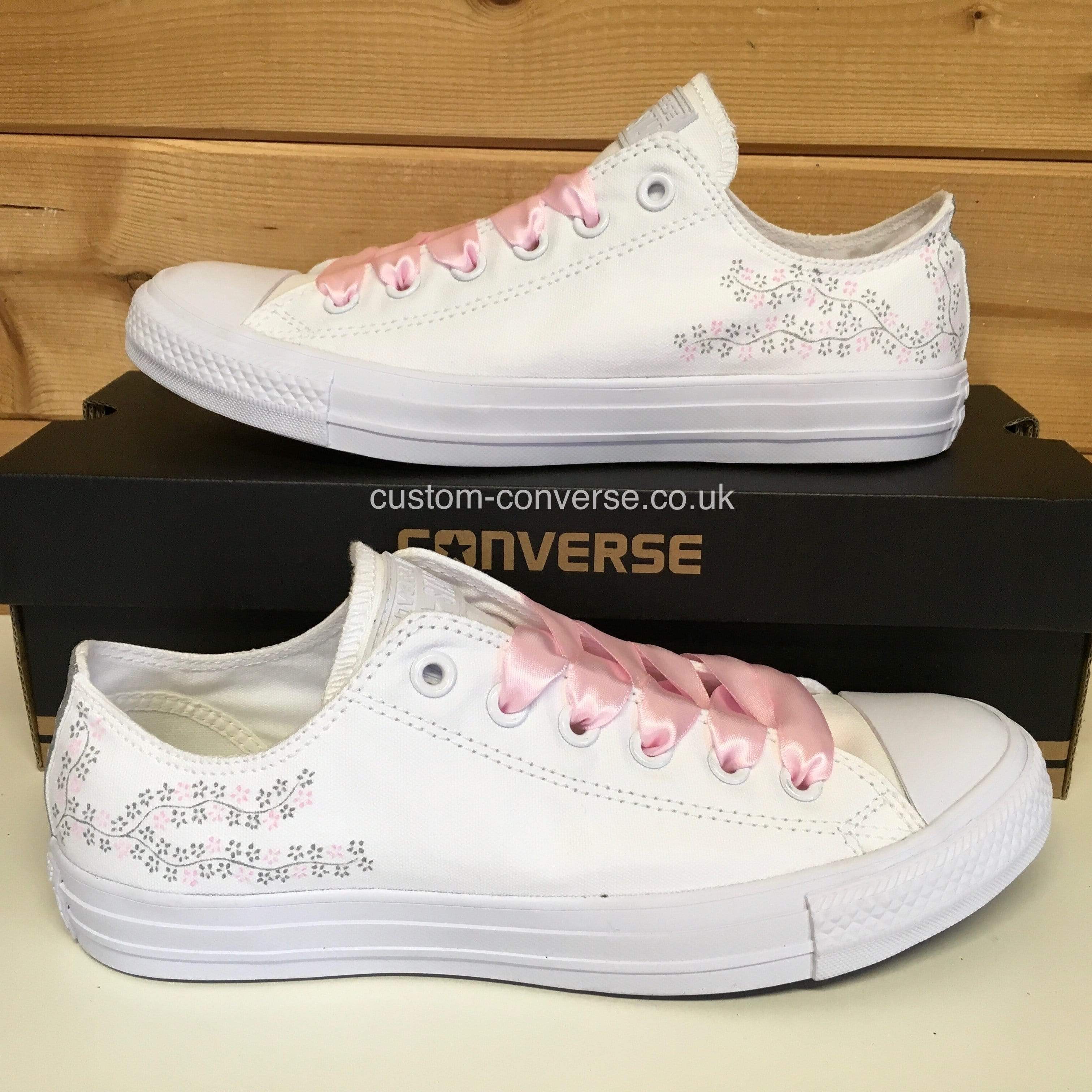 Floral Wedding Converse Custom Converse Ltd