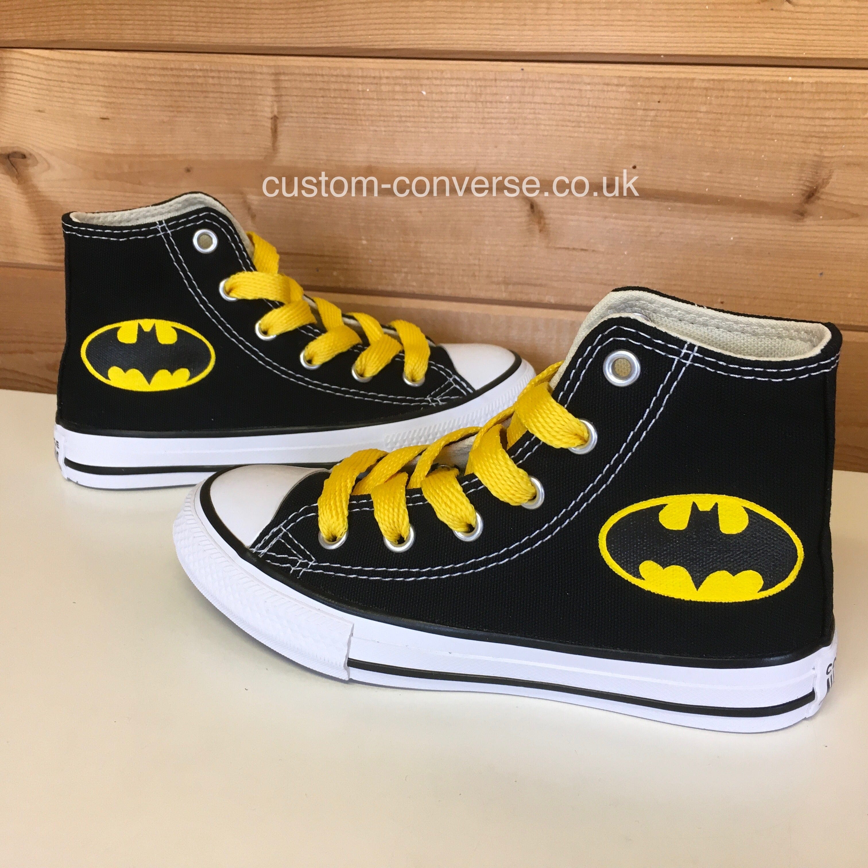 Custom Batman Shoes | The Geeky Hostess