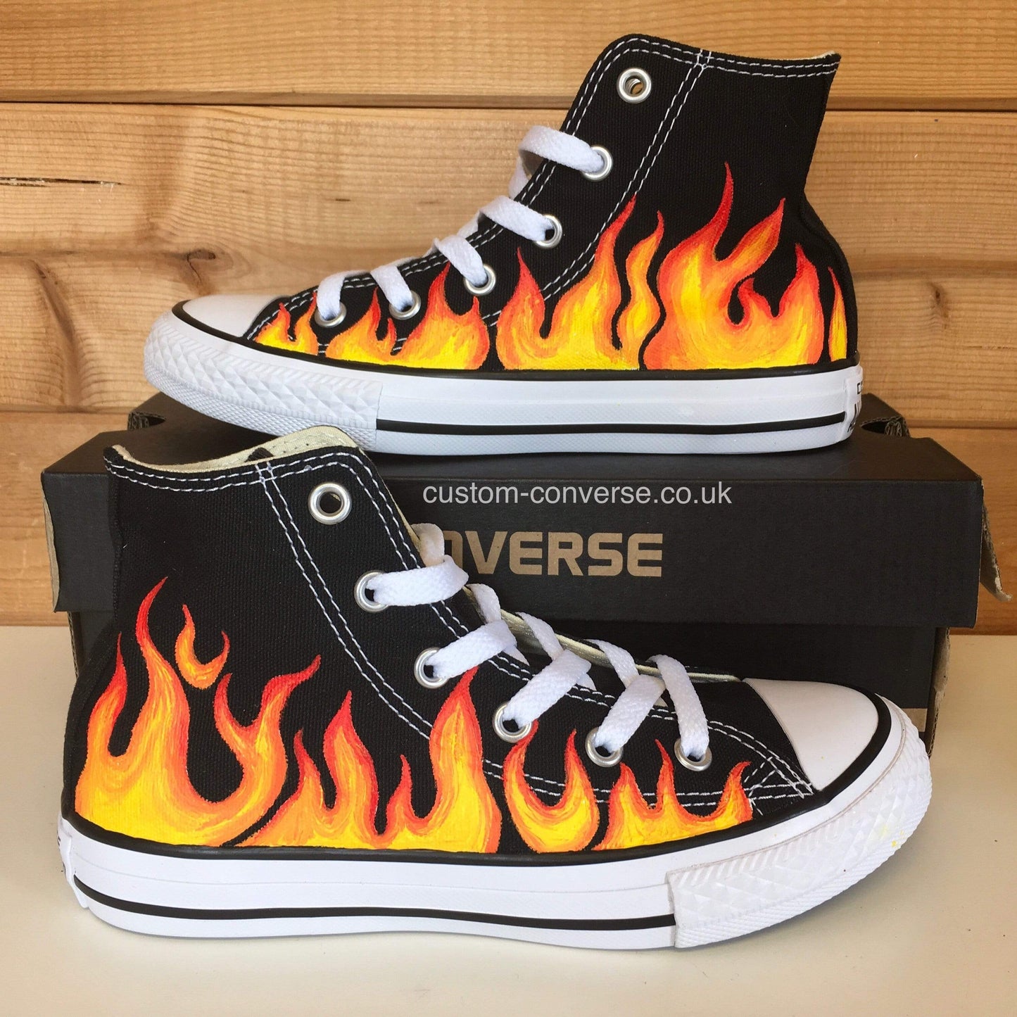 Kids Flames - Custom Converse Ltd.