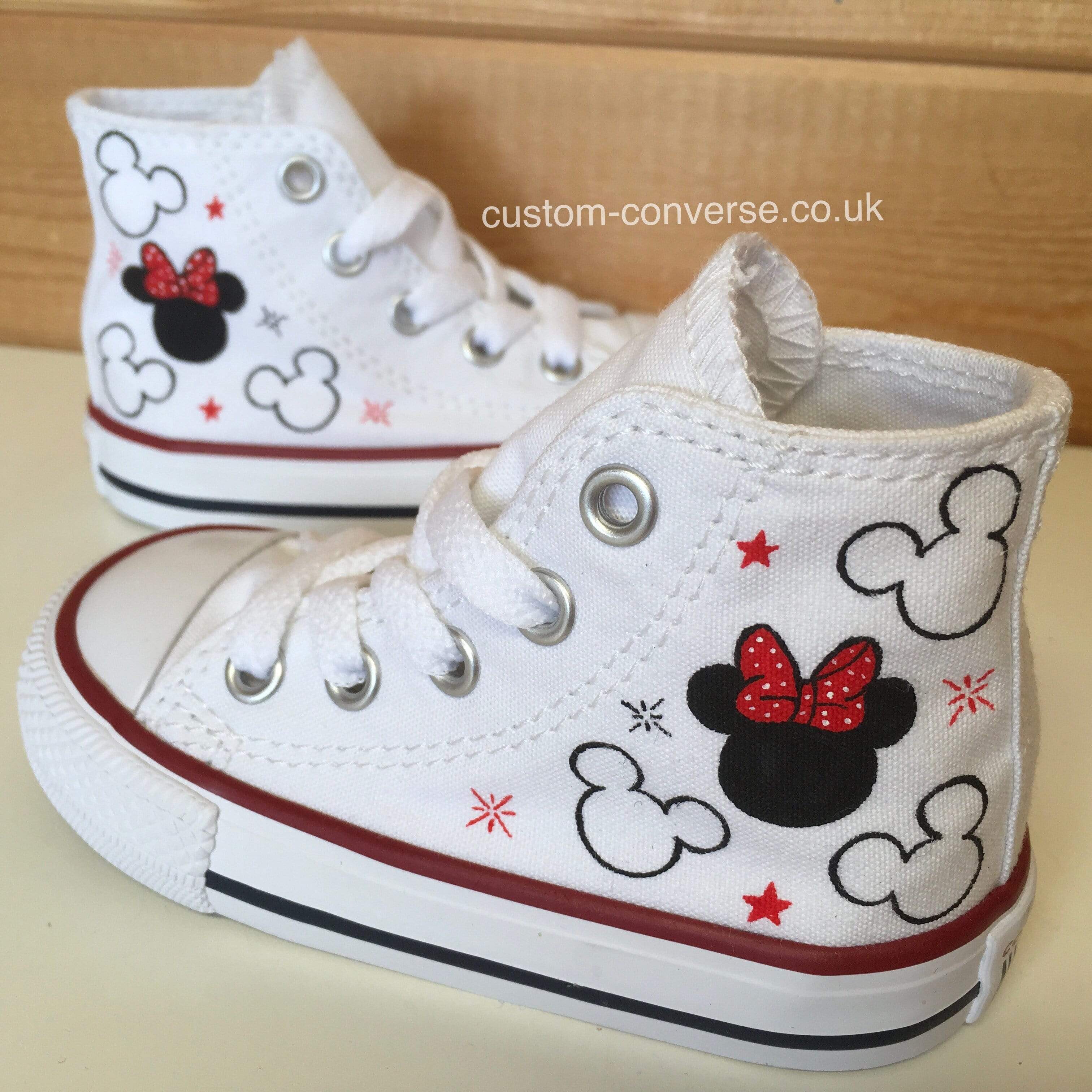 Kids customised on sale converse uk