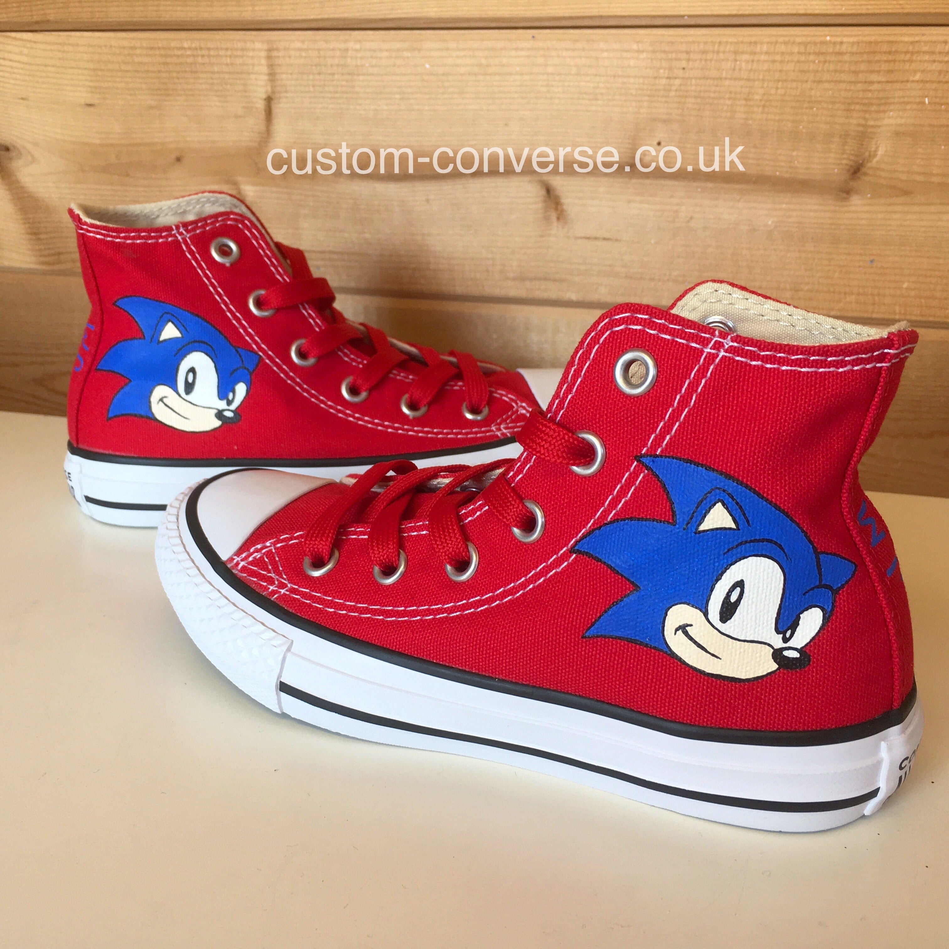 Sonic the sales hedgehog converse