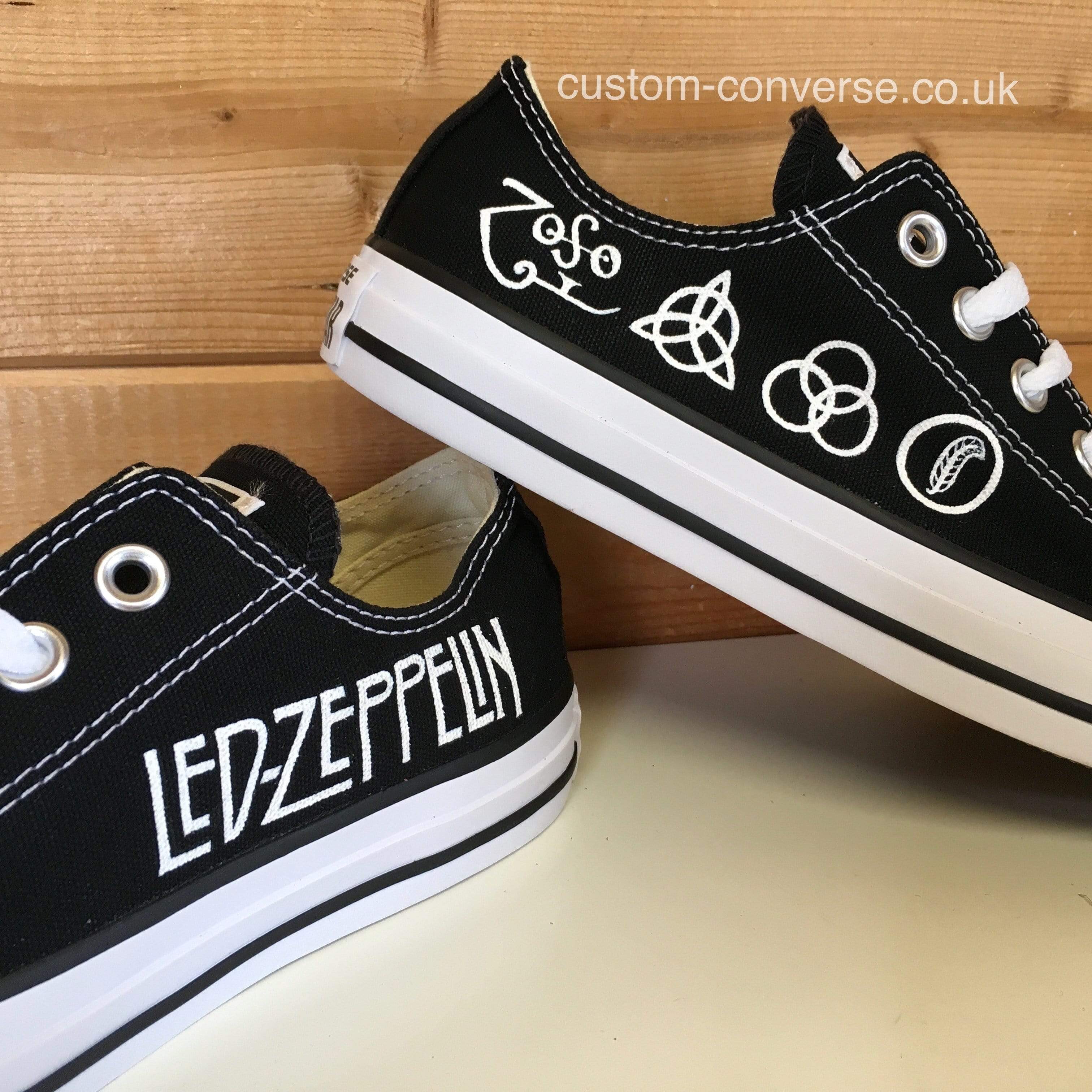 Led zeppelin converse shoes hotsell