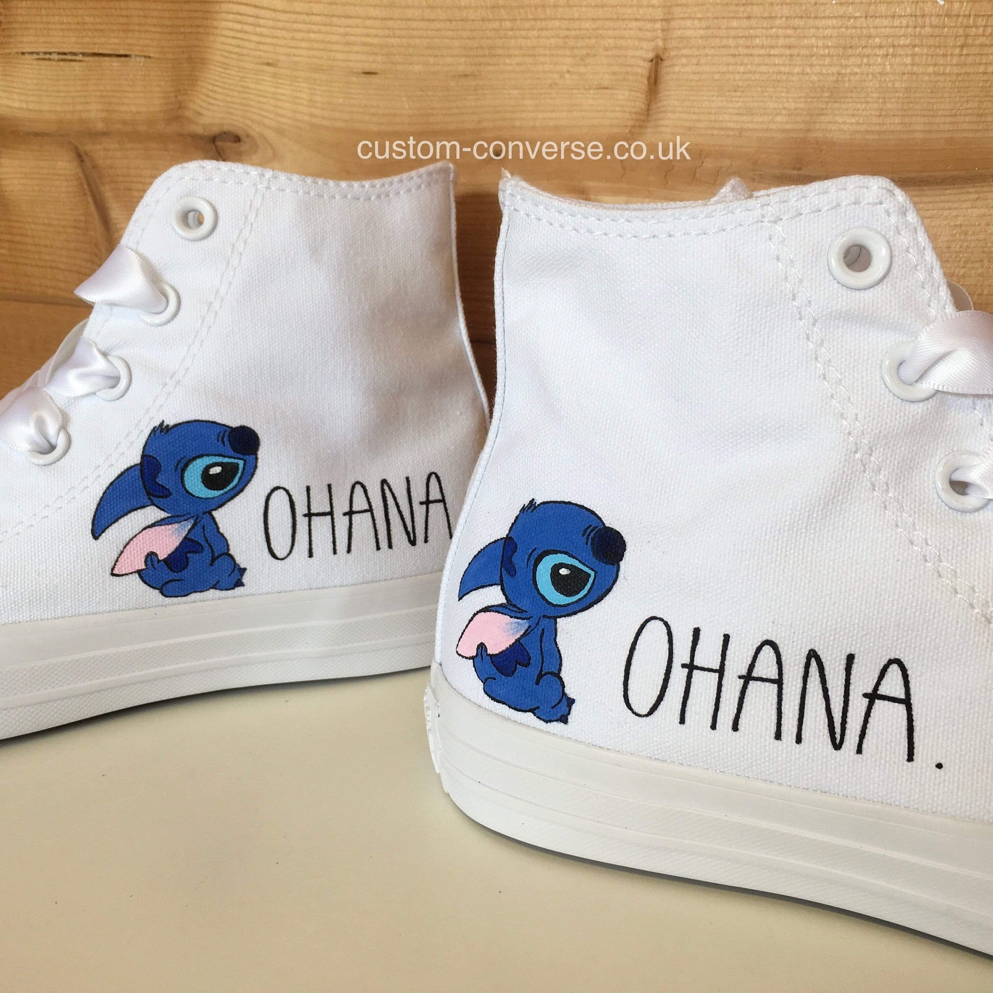 Lilo & Stitch Ohana - Custom Converse Ltd.