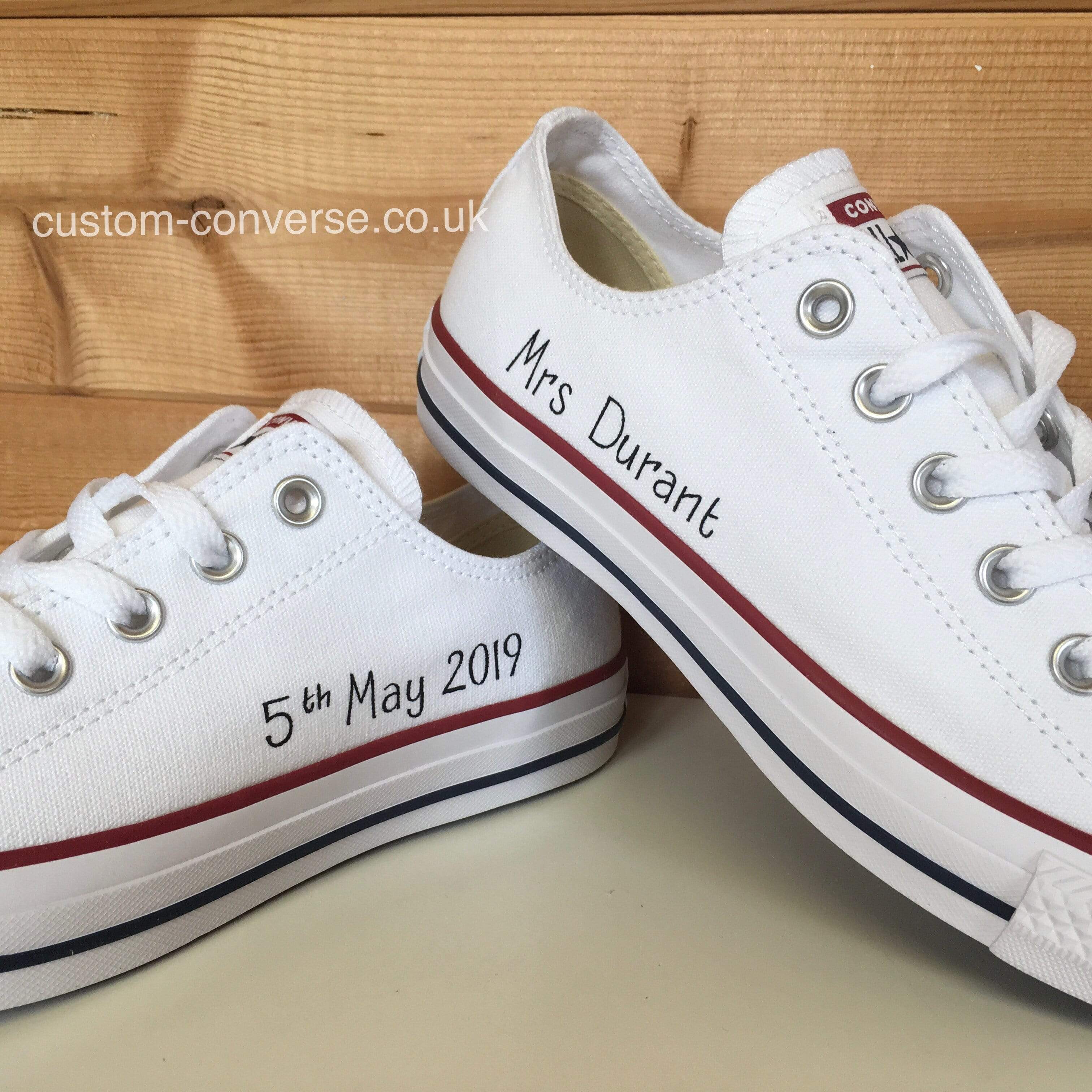 Converse personalized hot sale uk