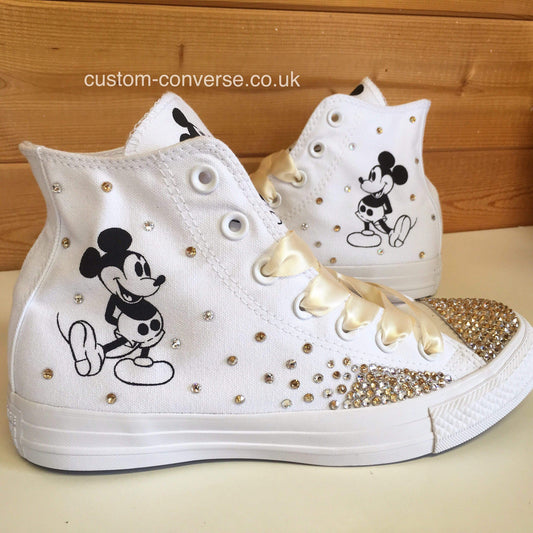 Swarovski Mickey Mouse - Custom Converse Ltd.