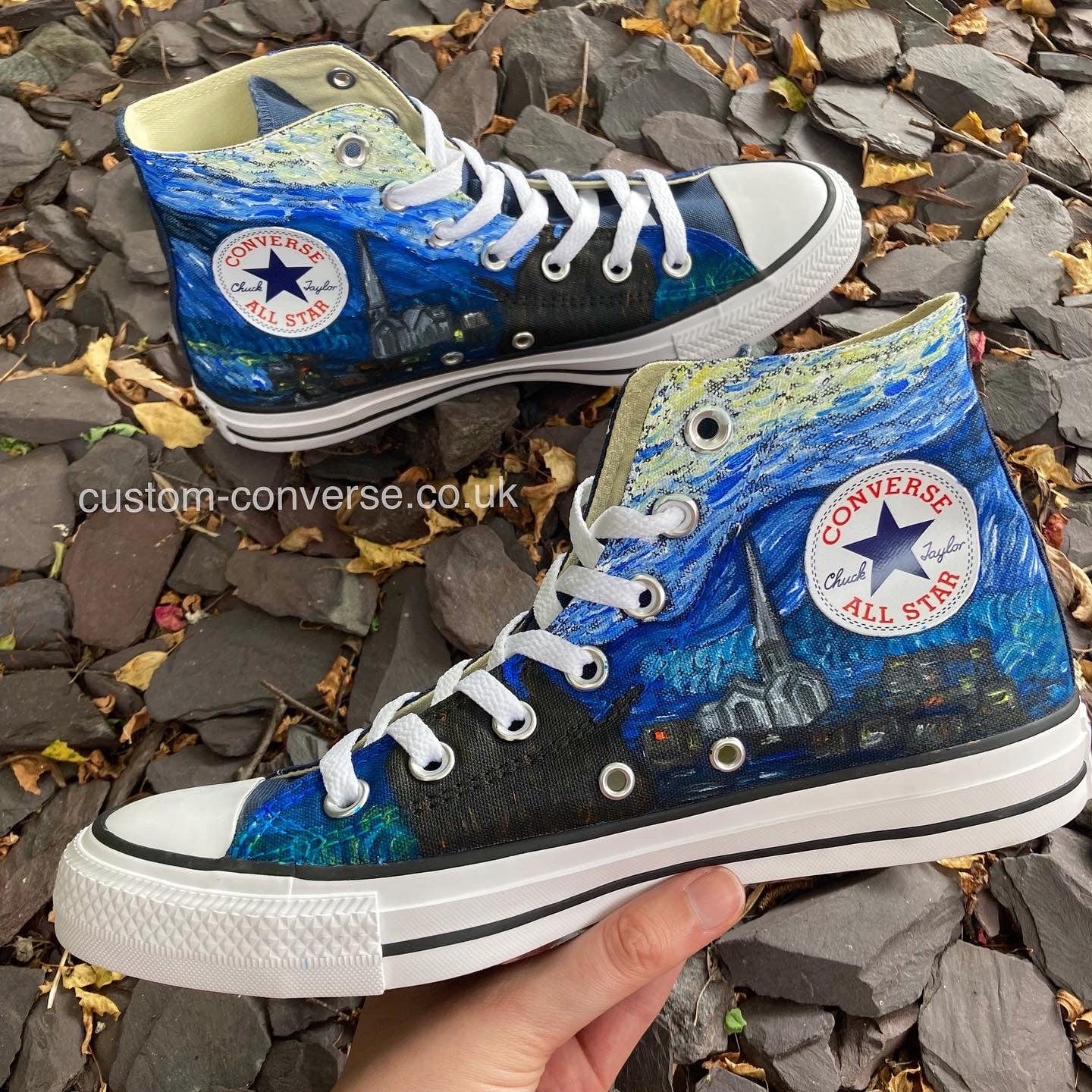 Converse Artistic Van Gogh Starry Night