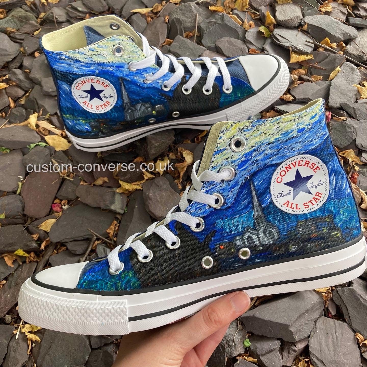 Van gogh converse shoes Clearance