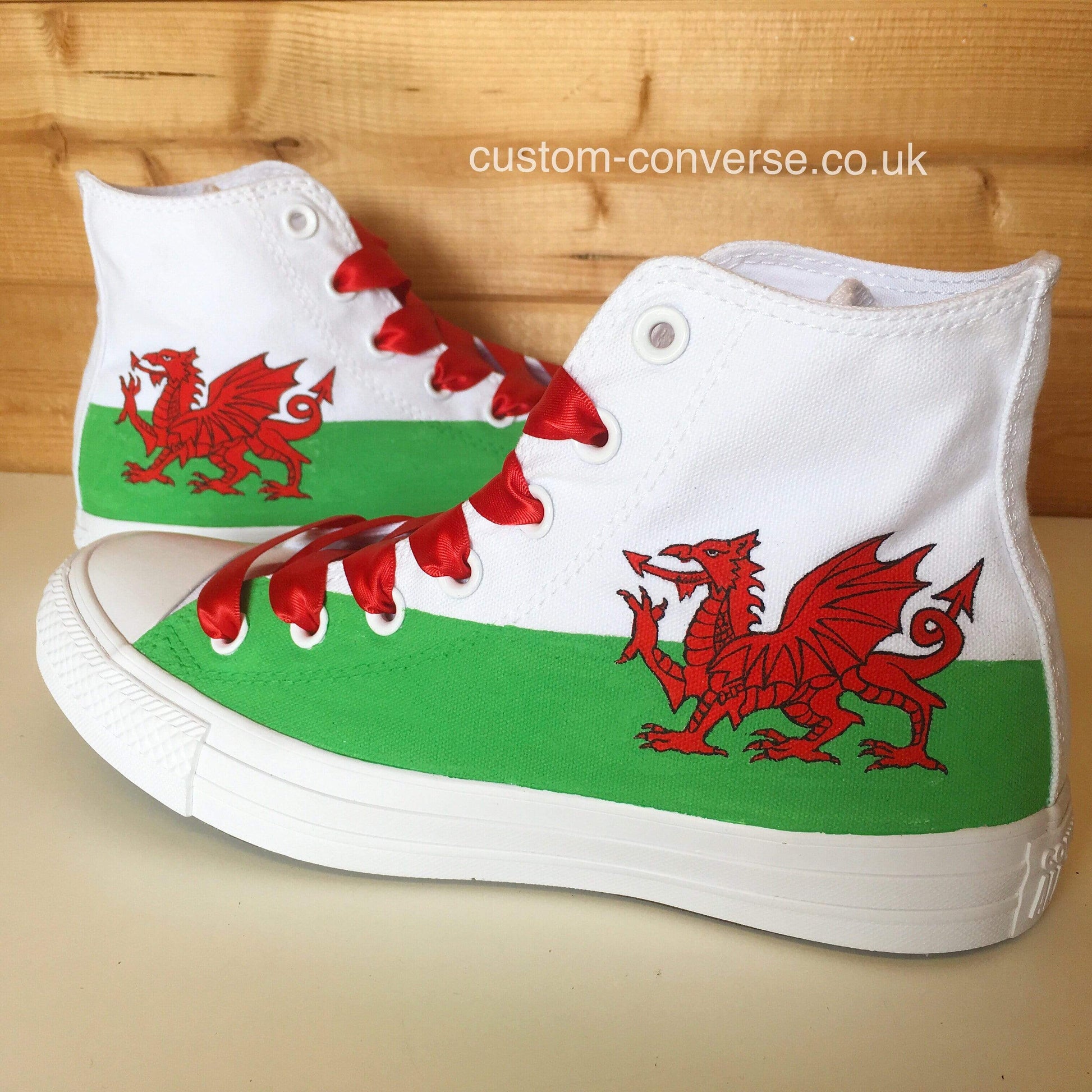 Welsh Flag - Custom Converse Ltd.