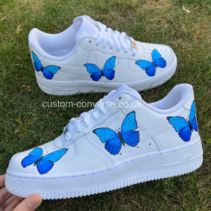 Blue Butterflies - Custom Converse Ltd.