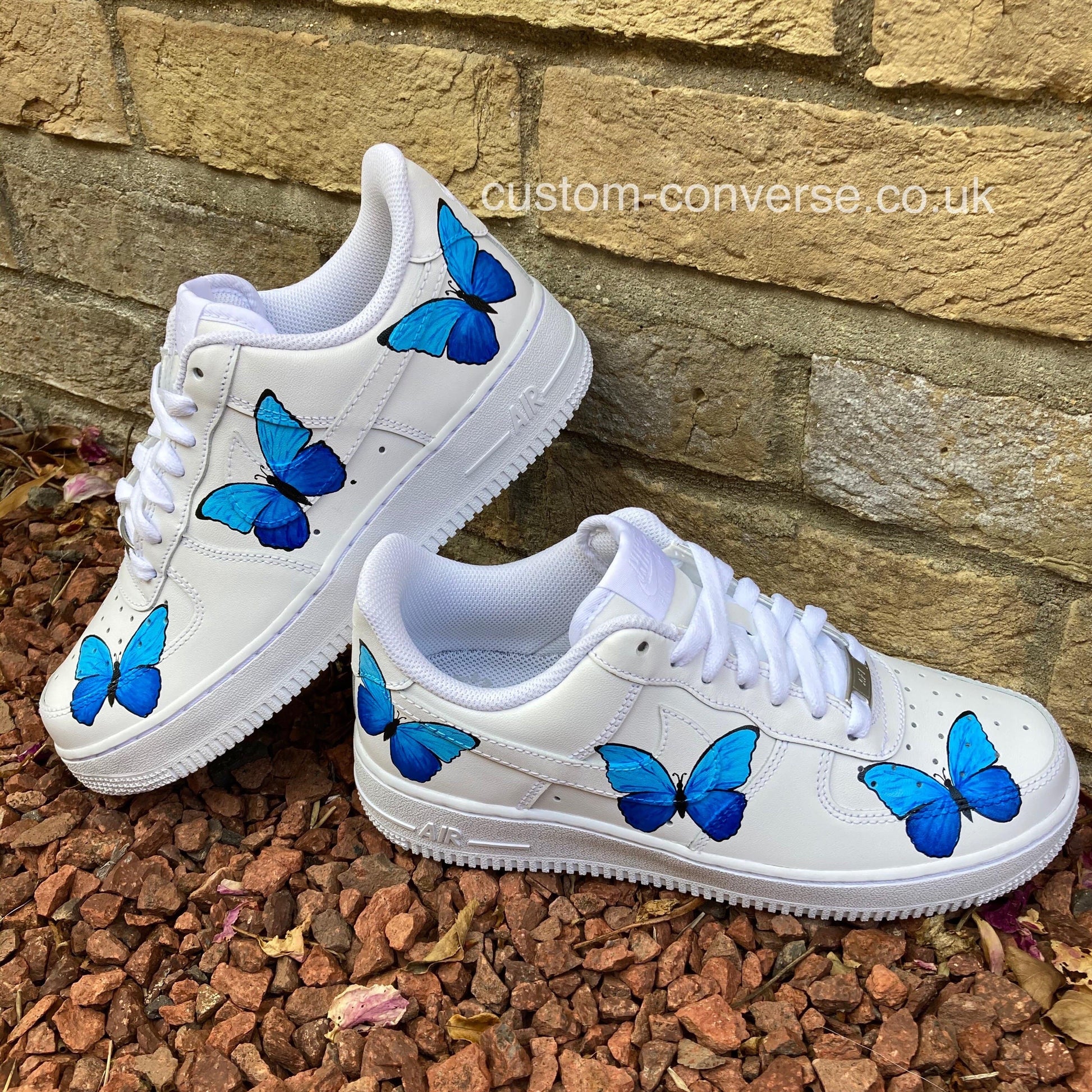 Blue Butterflies - Custom Converse Ltd.