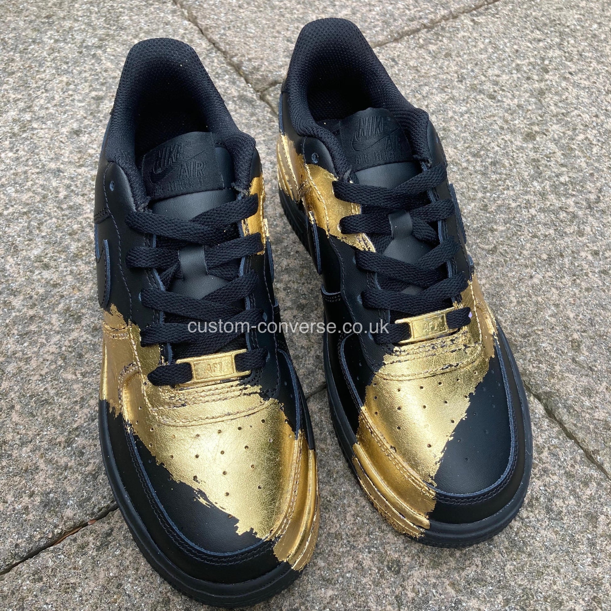 Nike Footwear Nike Air Force Low Gold Foil Brushed Gold Leaf