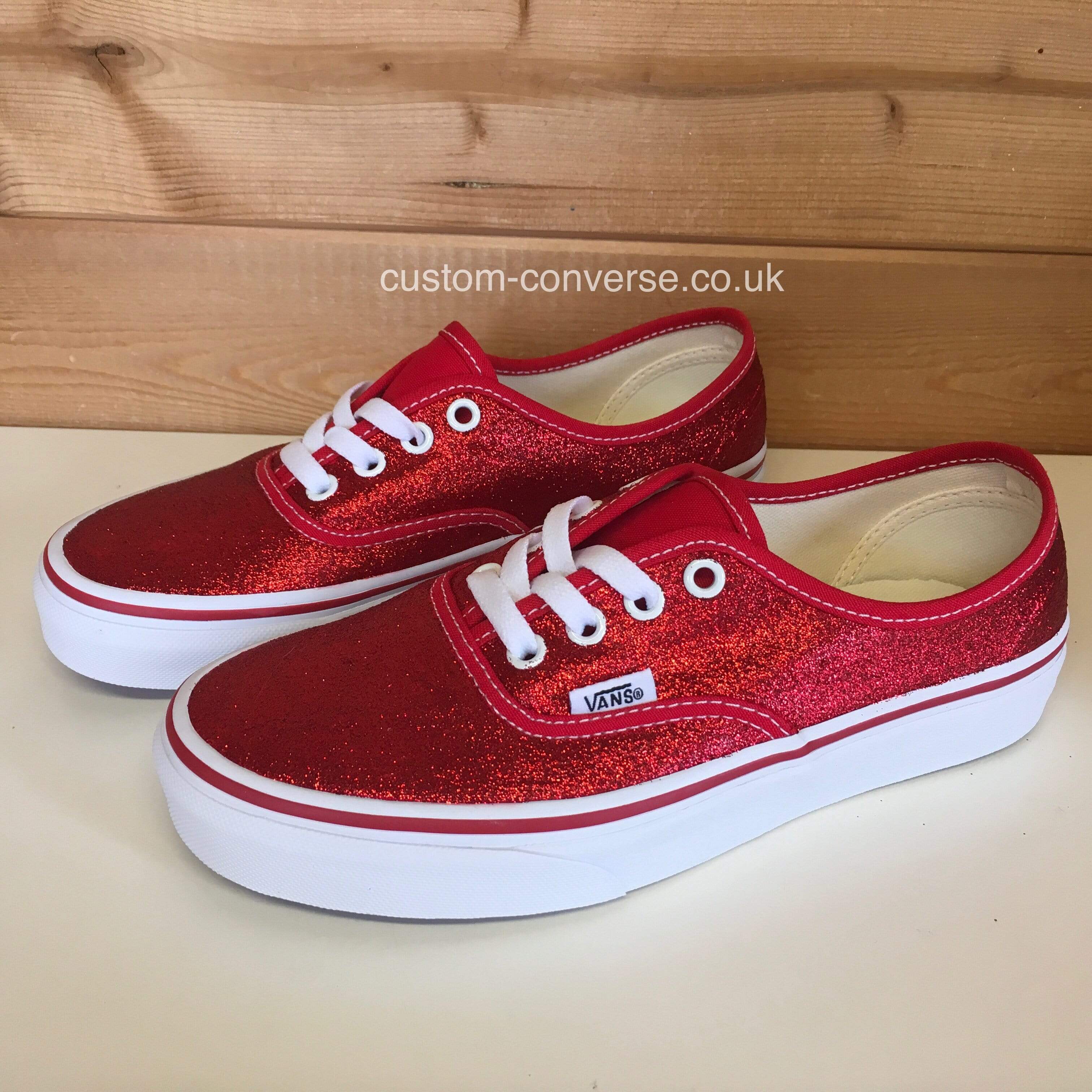 Glitter vans hot sale authentic