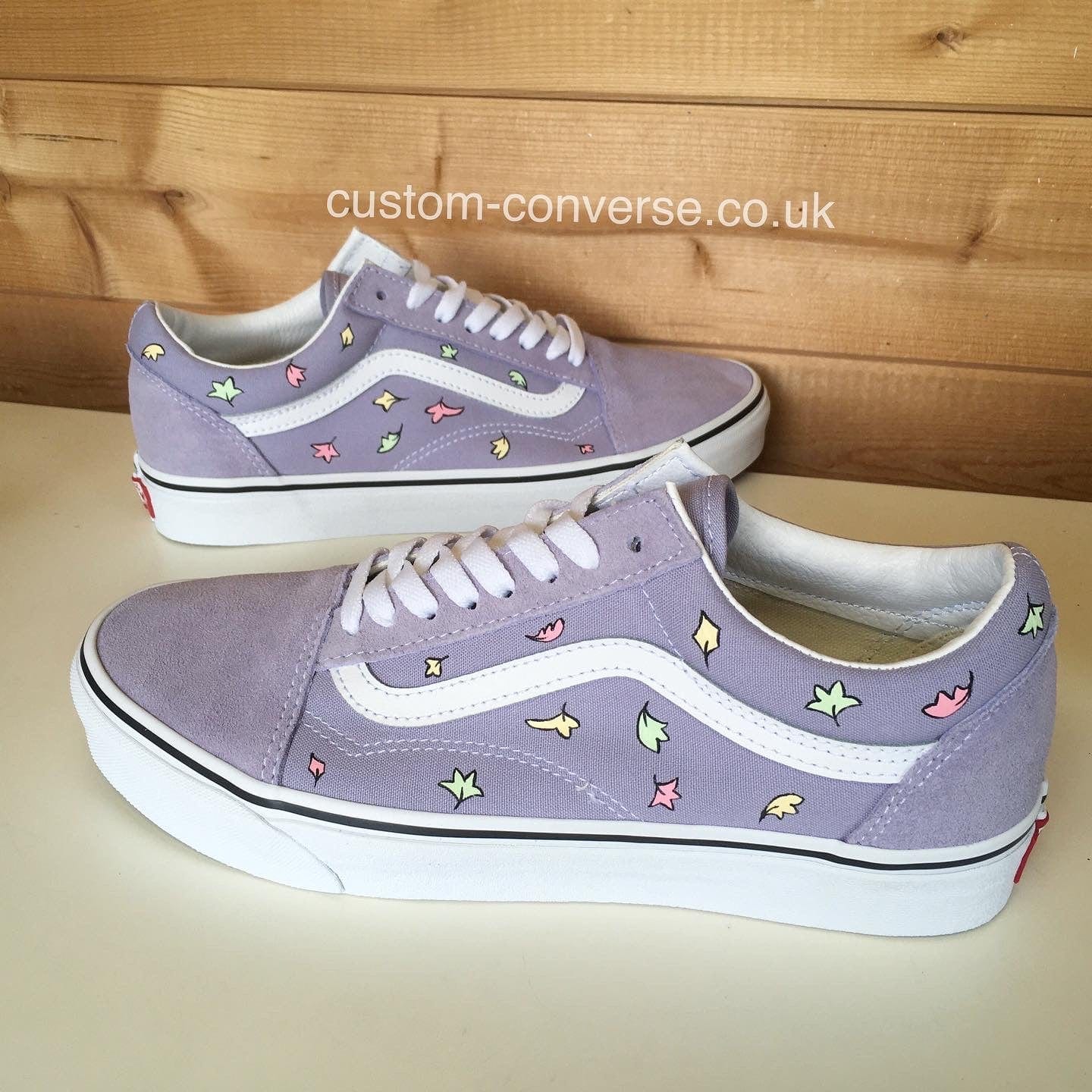 Custom store purple vans