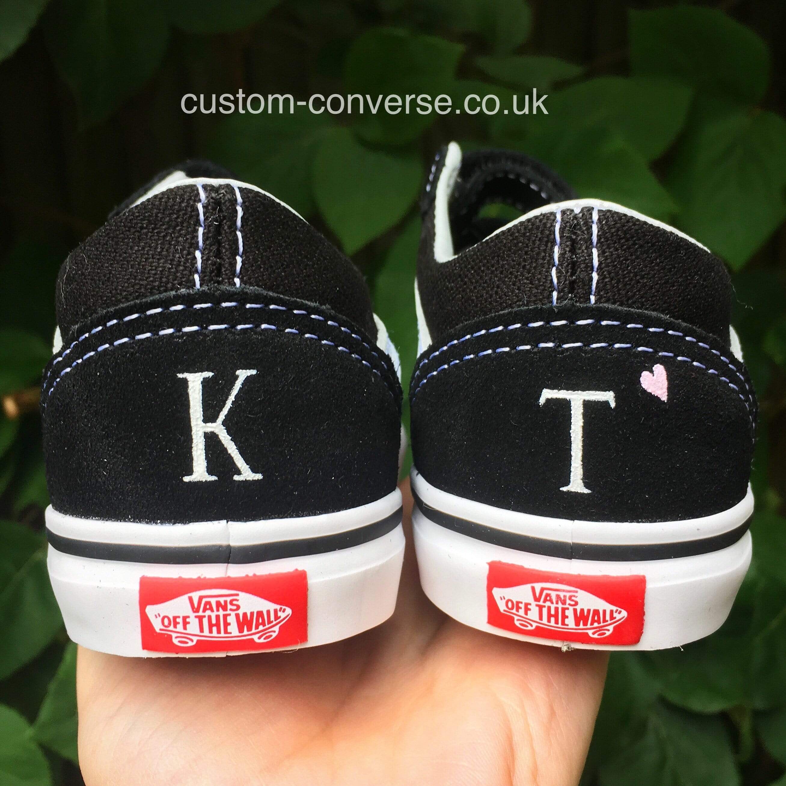 Converse with deals initials